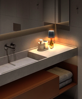 Lampe de nuit décorative moderne et minimaliste en forme de bouteille de vin, éclairage d'ambiance pour bars et chambres