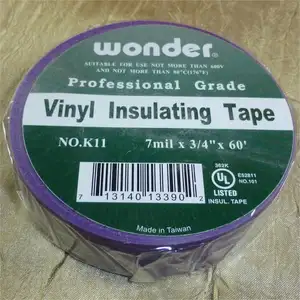 All Weather Wholesale Waterproof Wonder Flame Retardant 660V Electrical Insulation Vinyl Insulating Tape