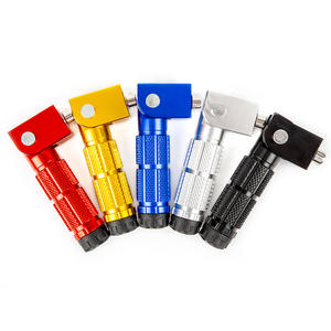 Repose-pieds pliables universels en aluminium pour moto, 8 mm, repose-pieds pour moto - Product Image 6