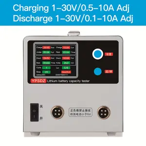 YPSDZ 12V 24V 18650 batteria per laptop carica automatica ciclo di scarica invecchiamento analizzatore di carico batteria al litio tester di capacità