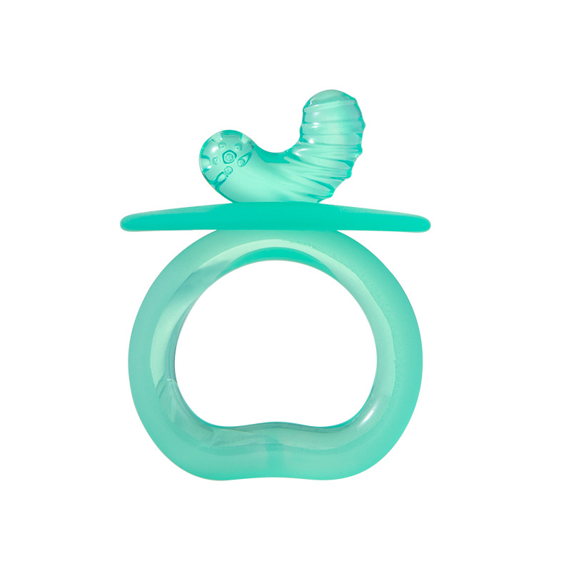 Small moon ring teeth blue
