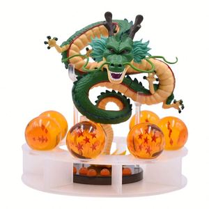 Set DBZ Dragon Shenron + 4,3 CM 7 estrella bola de cristal + montaña Base escena decoración PVC Anime figura juguete para regalo - Product Image 4