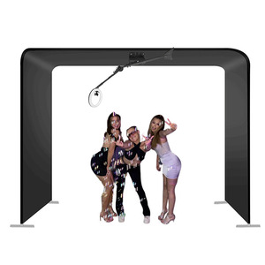 Machine de photographie automatique portable à <span class=keywords><strong>360</strong></span> degrés avec éclairage d'appoint, caméra, iPad, vidéo et accessoires gratuits - Product Image 1