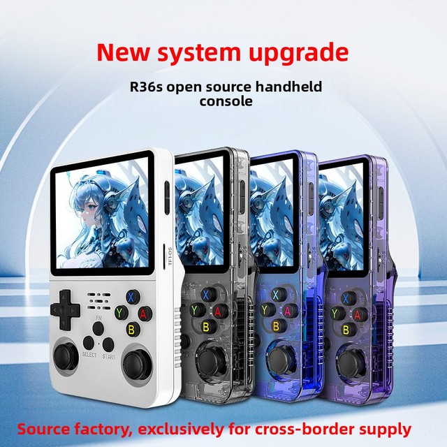 Cross-Border New R36S Open-Source Wireless Handheld Game Console 35-Inch HD Large Screen Retro Classic Arcade Portable AVG Games