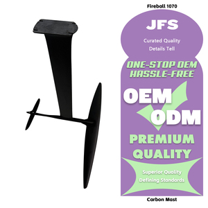 JFS OEM Factory Carbon Foil Fireball 1070 Ala Delantera 877cm² SUP Hydrofoil Set Efoil Bomba Surfing Negro Ligero Fireball 107 - Product Image 1