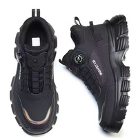 Sepatu Safety Sistem Pengikat Tali Knob Unisex, Pelindung Jari Kaki Baja, Anti Tusuk, Anti Selip, High Top, Kulit Mikrofiber, Lapisan Mesh Bernapas
