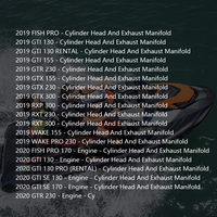 Nouvelle jointure de culasse OEM 420950772 pour Sea-Doo GTI GTR GTX RXP RXT Wake Jetski Parts