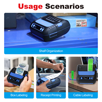 Imprimante d'étiquettes thermique portable sans fil Milestone MHT-P80F 80 mm / USB, batterie 2200 mAh, codes-barres QR