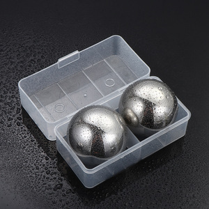 Stainless Steel 304 Ice <b>Ball</b> Metal Whiskey Cooling Chilling Stones Beverage Cube for Temperature Control - Product Image 4