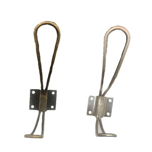Wall Mounted <b>Hooks</b> 135mm Rust Resistant Vintage Style For <b>Coat</b> Rack And Storage Ancient Bronze <b>White</b> Nickel Color - Product Image 2