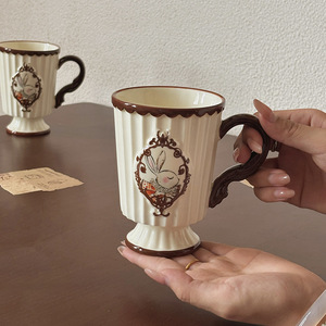 แก้วกาแฟลายกระต่ายน่ารัก แก้วเซรามิกลายกระต่ายอีสเตอร์ - Product Image 5