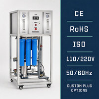 Système d'osmose inverse à taux de Filtration élevé 250LPH 1000LPH purificateur de filtre automatique traitement de l'eau filtre à eau pompe propre