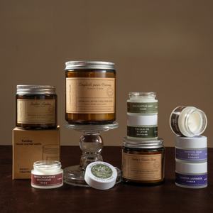 Candela Profumata di Lusso in <span class=keywords><strong>Cera</strong></span> di Soia Personalizzata in Barattolo di Vetro Ambrato, Aromaterapia Artigianale per Regalo di Diwali e Bar - Product Image 2