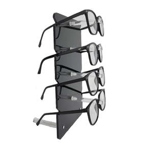 Gafas de sol modernas, soporte comercial de plástico, venta al por menor, negro, blanco, acrílico transparente, Mostrador de gafas ópticas, soporte de exhibición - Product Image 1