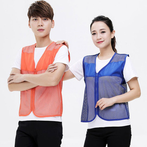 Chaleco de Voluntario Personalizado, Transpirable, de Malla de Poliéster, Unisex, Ropa de Trabajo para Repartidores con Impresión de Logotipo - Product Image 1