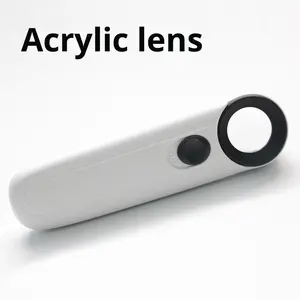 Kaca Pembesar LED Genggam 40X dengan Lampu untuk Perhiasan, Antik, Stempel, Kaligrafi, Lukisan-MG6B-1B - Product Image 6