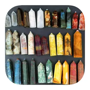 Wand Wholesale Price Energy Healing Crystal Point Wand Tower With Best Quality