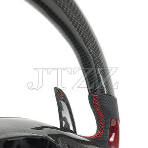 Pour <span class=keywords><strong>Ford</strong></span> <span class=keywords><strong>Focus</strong></span> MK4 volant en Fiber de carbone ST <span class=keywords><strong>RS</strong></span> 2015 2016 2017 2018 2019 volant avec palettes de changement de vitesse accessoires de voiture - Product Image 4