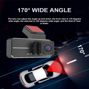 SZDALOS <span class=keywords><strong>ES79</strong></span> 3,39 pulgadas HD Dash Cam delantero/trasero 1080P cámaras duales coche DVR - Product Image 2