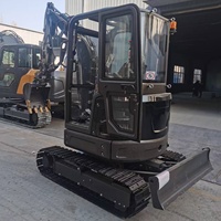 Mini Excavator Langsung dari Pabrik dengan Perlengkapan Tambahan, Pengiriman Gratis, Bagger Kecil untuk Pertanian
