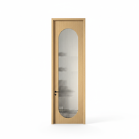 Porte intérieure battante en bois massif de haute qualité, design moderne durable et écologique pour chambre, maison, villa, bureau et appartement