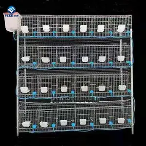 Vendita calda 24 porte industriale gabbie coniglio/coniglio gabbie per cani per la vendita stack in grado di allevamento conigli commerciale 4 tiers 24 fori