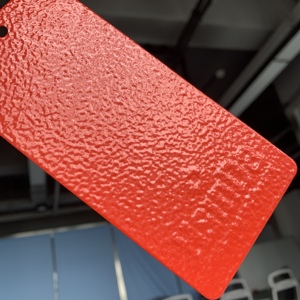 Vernice in Polvere Epossidica Poliestere Termoindurente Antiruggine RAL 3020 Rosso Effetto Rugoso per <span class=keywords><strong>Verniciatura</strong></span> di Metalli, Barche, <span class=keywords><strong>Mobili</strong></span> ed Elettrodomestici - Product Image 4