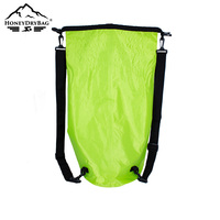 Sac seau de grande capacité personnalisé en stock 10L bâche en PVC avec fenêtre transparente sac à dos de stockage à sec étanche