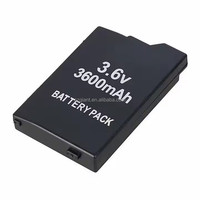 Batterie de remplacement rechargeable 1800mah 2400mah 3600mah 3.6v pour console PSP 1000 2000 3000, manette de jeu