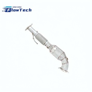ท่อลงสแตนเลส T304 แบบไหลเวียนสูงพร้อมแผ่นกันความร้อนสำหรับฟอร์ด โฟกัส เอสที 2.0T – ท่อไอเสียประสิทธิภาพสูงแบบยึดติดโดยตรง - Product Image 5