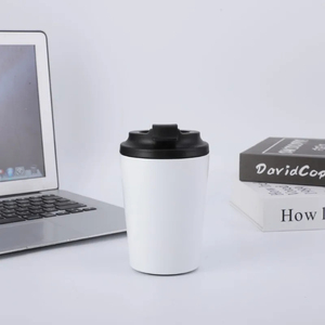 Venta al por Mayor de Termos de Acero Inoxidable de 350 ml (12 oz) para el Hogar, Taza Aislada de Doble Pared para Café y Bebidas Frías - Product Image 4