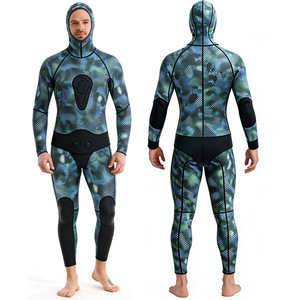 Traje <span class=keywords><strong>de</strong></span> Buceo Personalizado <span class=keywords><strong>de</strong></span> Dos Piezas, 5mm, Cuerpo Completo, Neopreno <span class=keywords><strong>de</strong></span> Celda Abierta, Sin Cremallera, para Pesca Submarina, para Hombres y Mujeres - Product Image 2