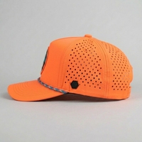 Casquette de Pickleball Personnalisée avec Logo – Vente en Gros, Haute Qualité, 5 Panneaux, Performance, Trous Découpés au Laser, Chapeau de Sport/Golf avec Sangle Réglable