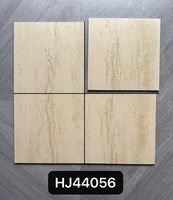 Baldosa de Porcelana de Piedra Travertino 400x400, Moderna y Clásica, Precio Económico de Fábrica China, Baldosa de Cerámica para Pared y Suelo