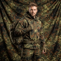 Tissu sergé camouflage numérique imprimé 65% polyester/35% coton, 151 cm, pour uniforme de jeu CS