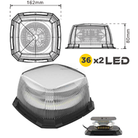 Base à vis étanche boîtier transparent LED Anti UV universel voiture avertissement de sécurité balise lumineuse