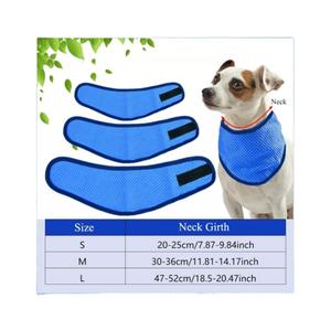 طوق تبريد للثلج حيوان أليف كلب طوق تبريد للصيف الحار وشاح جليدي قابل للتعديل فوري بارد للعنق التفاف برودة - Product Image 5