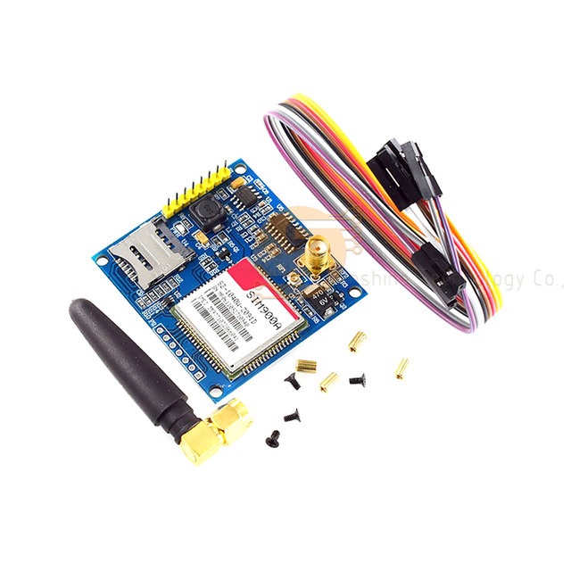 SIM900 V4.0 Wireless Data Transmission Module with Antenna SIM900A GPRS/GSM Shield Development Board Quad-Band for Arduino Kit