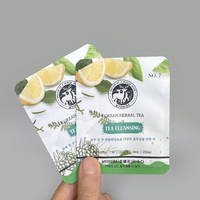 Sachets d'emballage personnalisés imprimés numériquement à trois soudures pour petits sachets de thé, café, mini-pochettes, échantillons