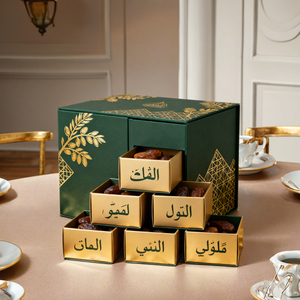 Trung Đông UAE nhập khẩu ngày Hộp quà tặng cao cấp lớn ngày ba tư kẹo đồ ăn nhẹ - Product Image 2