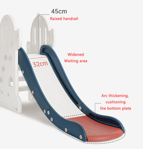 Peralatan taman bermain anak, perlengkapan bermain balita dalam ruangan plastik bersertifikasi EN71 set 1Set mainan geser anak-anak set ayunan tiup 2025 - Product Image 2