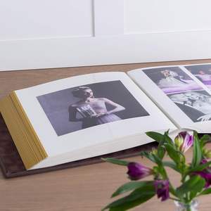 Álbum de Fotos de Boda con Cubierta de Terciopelo Personalizada, Álbum de Fotos con Fundas para 300 Fotos de 4x6 - Product Image 3
