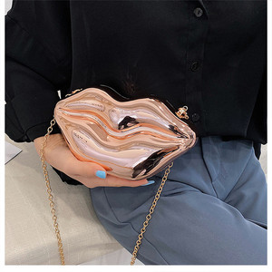 <span class=keywords><strong>Sac</strong></span> à lèvres volumineux et amusant, nouveau design européen et américain, <span class=keywords><strong>sac</strong></span> à dîner avec chaîne, chaîne scintillante, <span class=keywords><strong>sac</strong></span> à bandoulière pour rouge à lèvres - Product Image 3