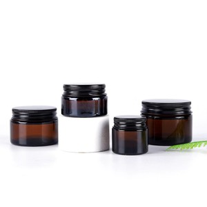 Botol Salep Kaca Coklat Tertutup Rapat, Wadah Obat Tradisional Cina untuk Krim Wajah dan Mata 100ml, Wadah Kosmetik Kaca - Product Image 3