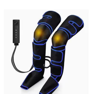 Versión con cable Par de masajeador de piernas y pies de pantorrilla Dispositivo de terapia de compresión de aire para aliviar el dolor y promover la circulación sanguínea - Product Image 2