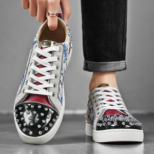 Herren Luxus-Designer-Sneaker: Coole Nieten-Freizeitschuhe mit Schnürung – Persönlichkeit trifft auf stylisches Gehen - Product Image 6