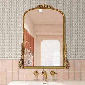 Kích Thước Nhỏ Bảng Gương Vàng Màu Sắc Cổ Điển Phong Cách Treo Tường Trang Trí Trang Điểm Gương Cho Phòng Ngủ - Product Image 5