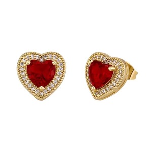 <b>Hot</b> Sale Stud Earrings Fashion Jewelry for Women Elegant Sparkling <b>Stone</b> Accessories with Suitable for Bridal Wear - Product Image 1