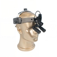 Dental 4X 5X 6X 8X Magnifier Headband Loupe with LED Lamp and Electric Headlight Binocular Surgical Loupes