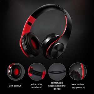 Auriculares Manos Libres, Auriculares Inalámbricos Estéreo con Micrófono Incorporado, Orejeras de Cuero Suave para <span class=keywords><strong>PC</strong></span>/Teléfono Celular/TV - Product Image 5